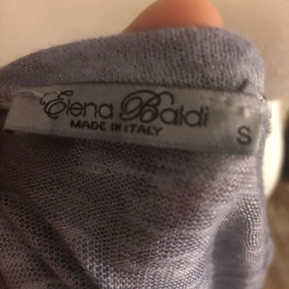 💕5️⃣Elena baldi cardigan with crochet hems size small - Picture 3 of 5